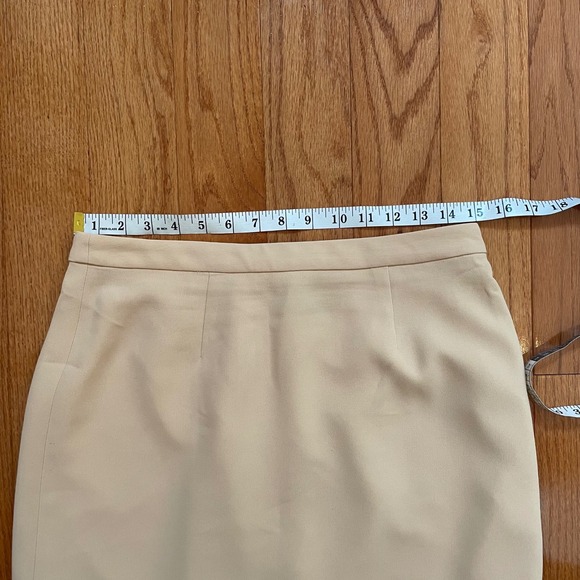 Kasper Women's Pant Suit‎ Set, Blazer, skirt and Wide Leg Trousers, Neutral Tan - Picture 12 of 16